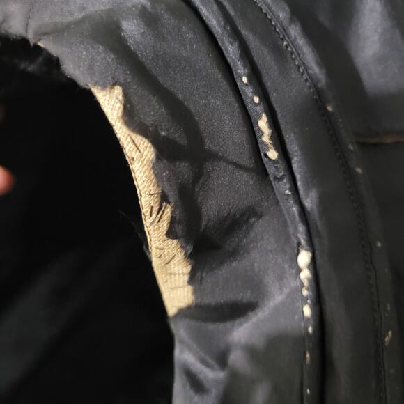 Antique Victorian Silk Blazer Jacket Black Coat Handmade Tailored Custom Small - Picture 14 of 16